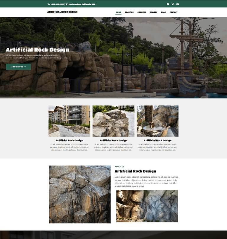 artificial rock design