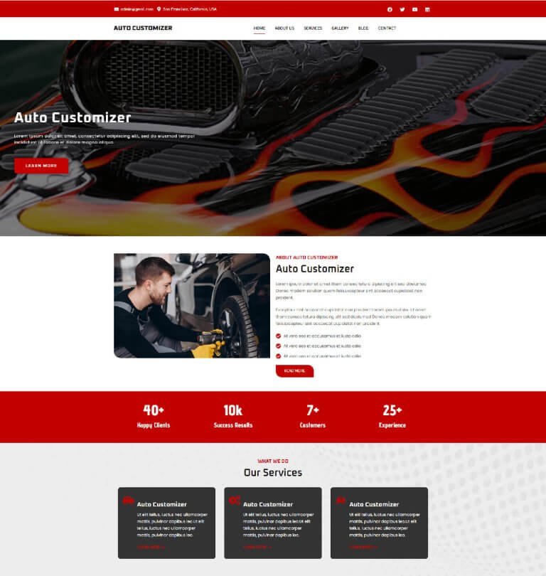 auto customizer