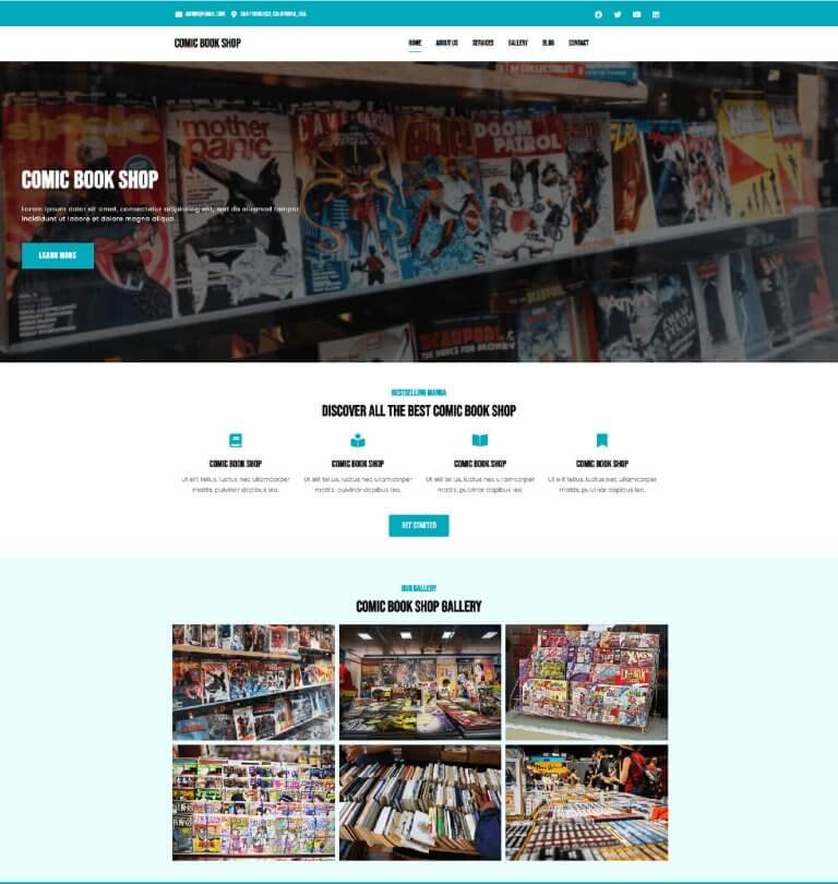 comic book shop