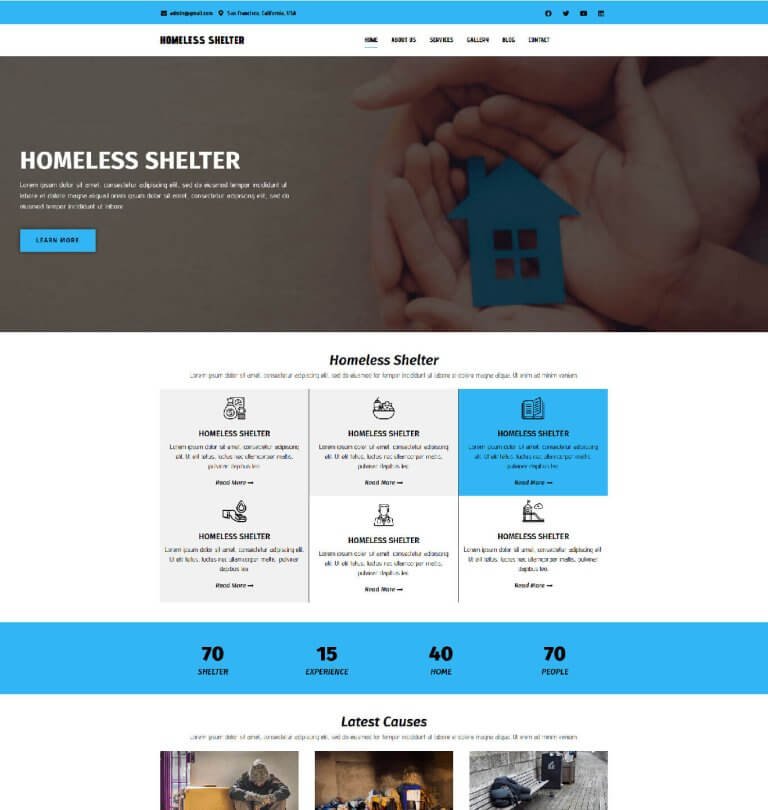 homeless shelter