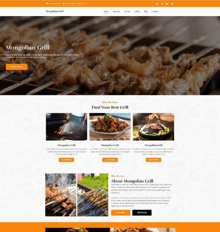 mongolian grill