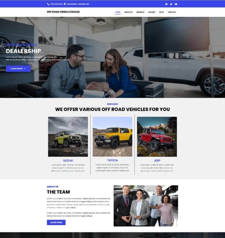 off road vehicle dealer