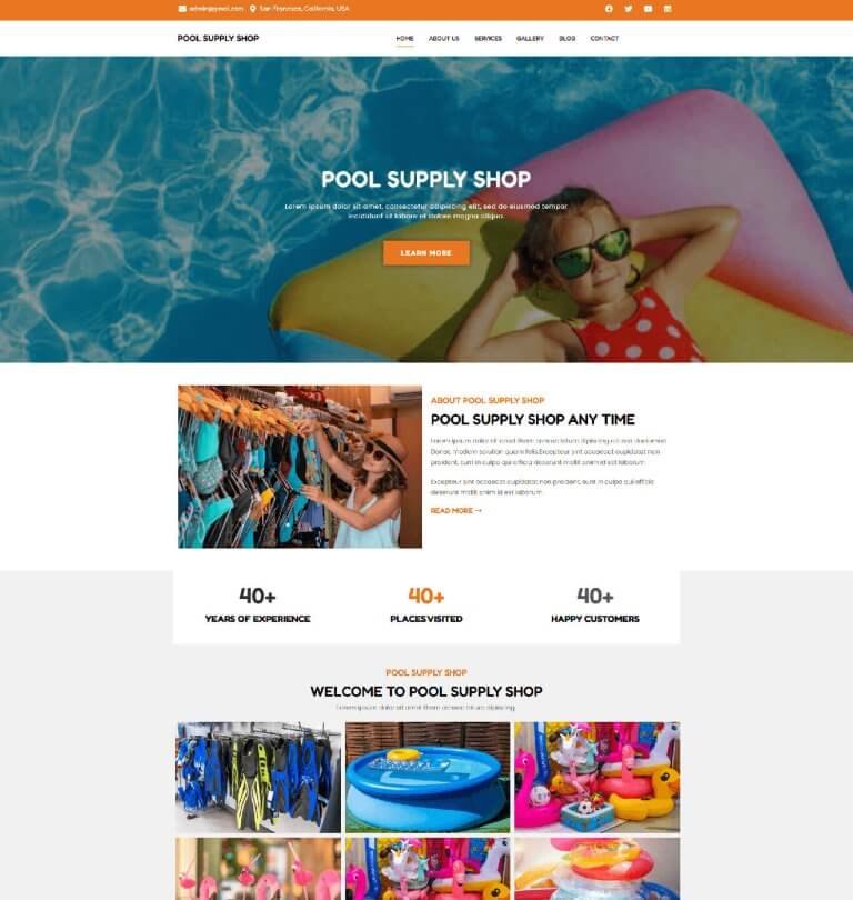 pool supply shop