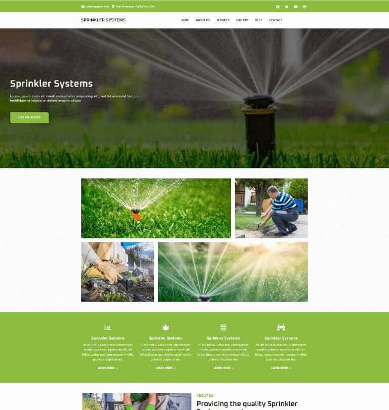 sprinkler systems