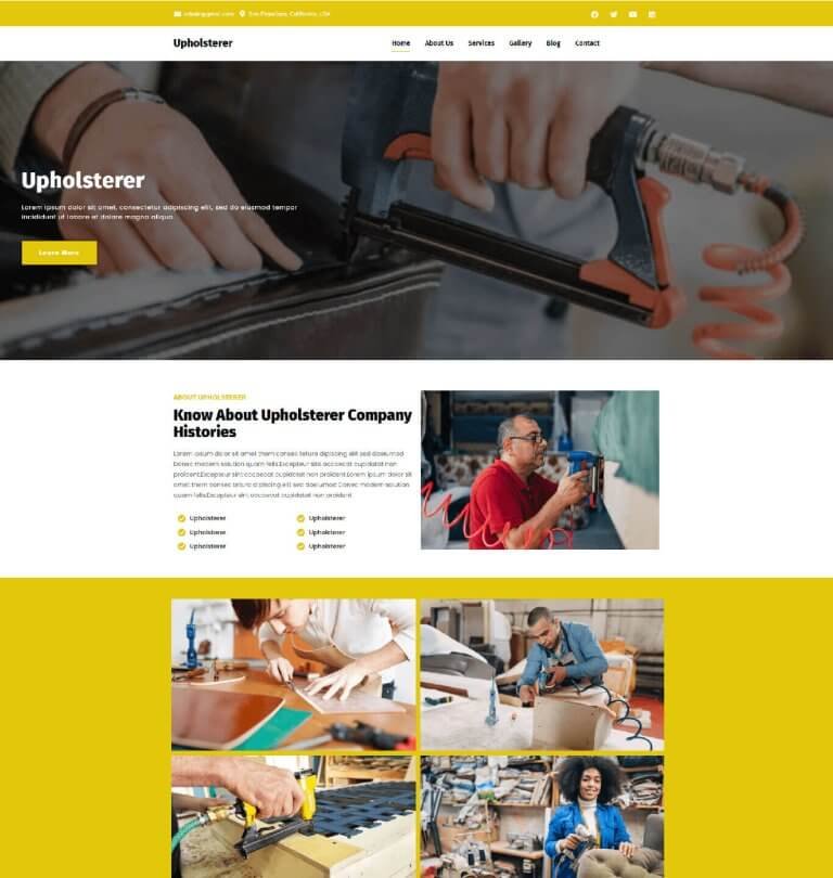upholsterer
