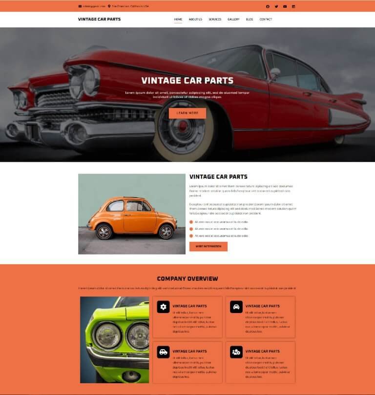 vintage car parts